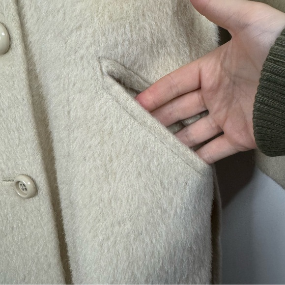 Rawley International Vintage Made in England 100% Mohair Trench Coat Medium - Picture 6 of 16